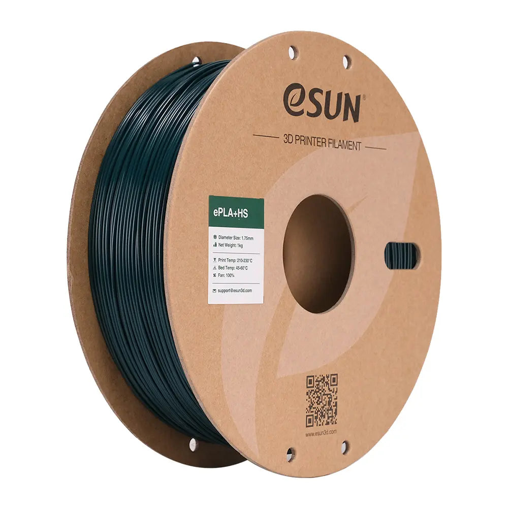 eSUN PLA+HS High Speed 3D Filament 1.75mm 1kg - Green