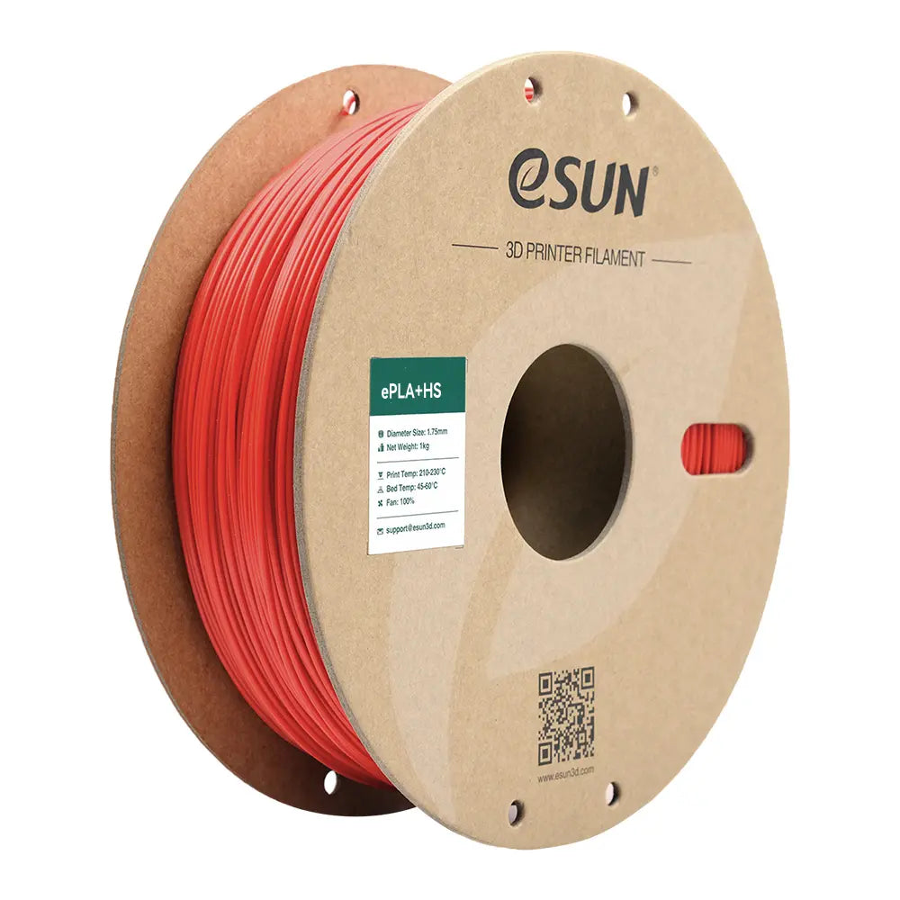 eSUN PLA+HS High Speed 3D Filament 1.75mm 1kg - Red