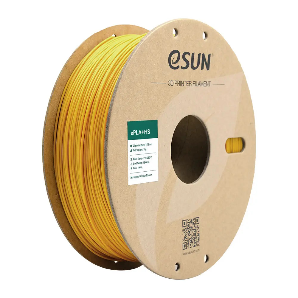 eSUN PLA+HS High Speed 3D Filament 1.75mm 1kg - Yellow