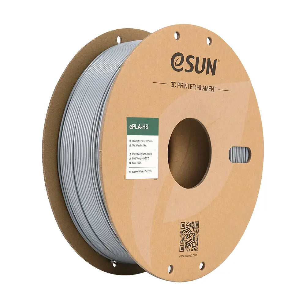 eSUN PLA+HS High Speed 3D Filament 1.75mm 1kg - Grey