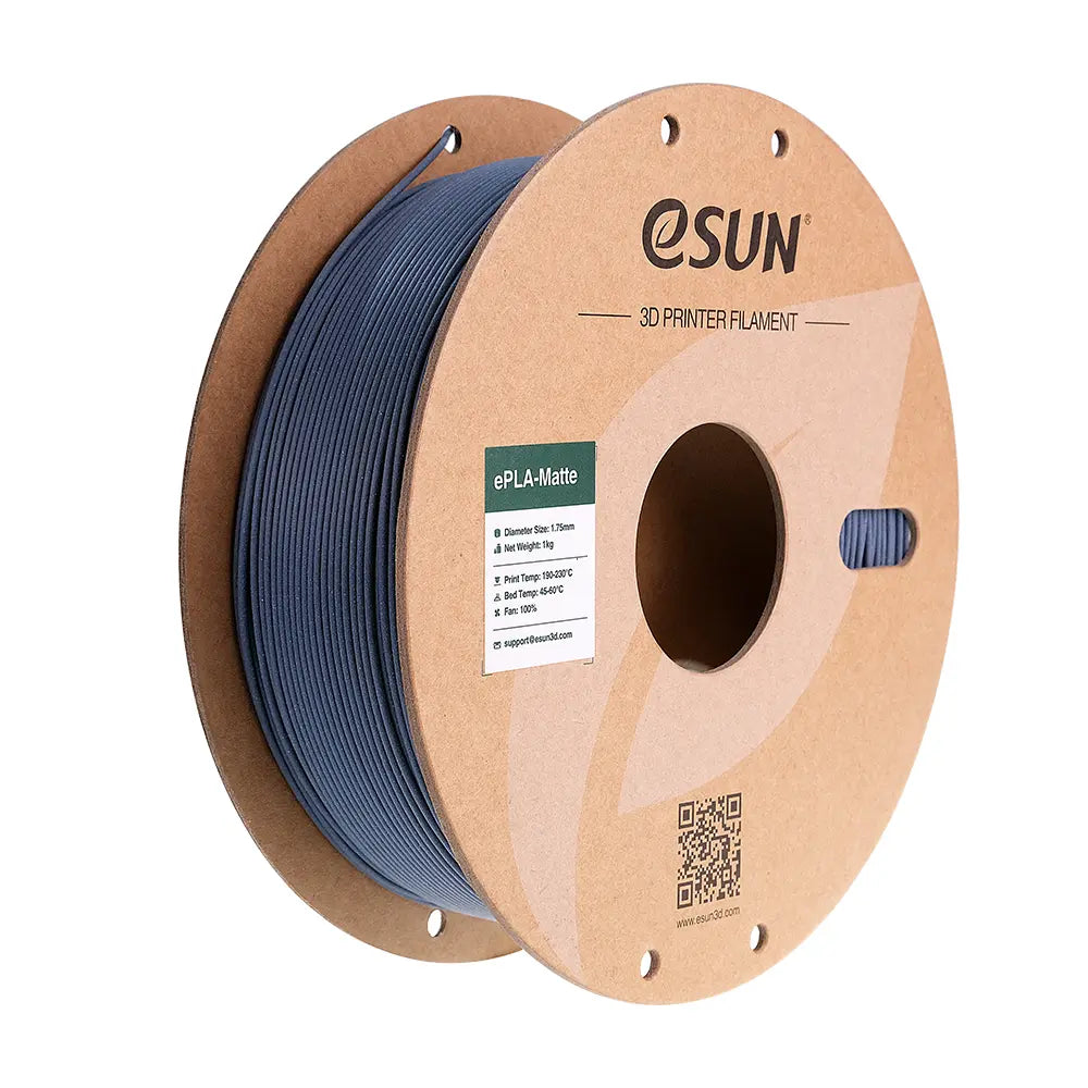 eSUN Matte PLA 3D Print Filament 1.75mm 1kg - Dark Grey