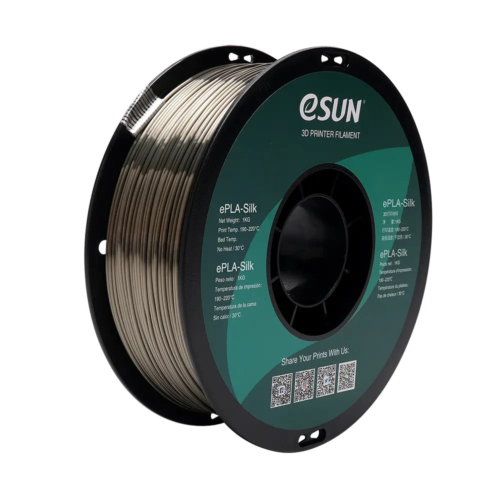 eSUN Silk PLA 3D Print Filament 1.75mm 1kg - Bronze