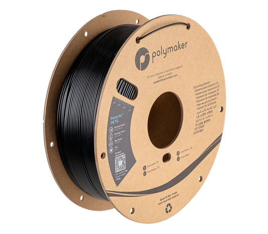 Polymaker PolyLite™ PETG 3D Filament 1.75mm 1kg - Black