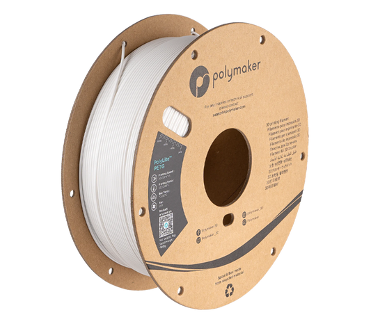 Polymaker PolyLite™ PETG 3D Filament 1.75mm 1kg - White